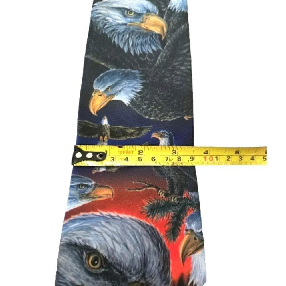 EC D'EM CRAZY BRAND EAGLE NECKTIE OSFM